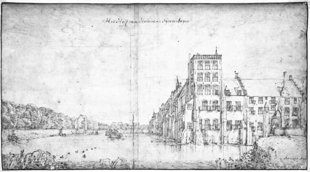 Sketch of Maurits Tower in The Hague