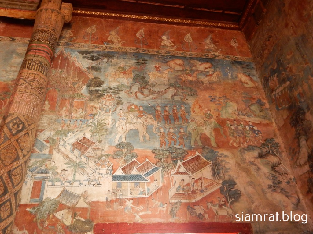 Ajatasatru's army mural