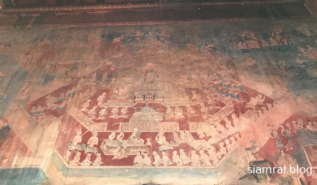 buddha relics mural