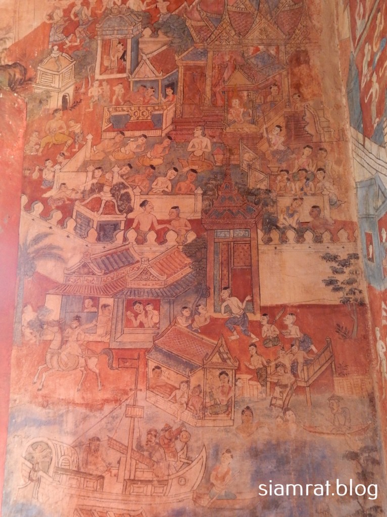 bangkok palace mural
