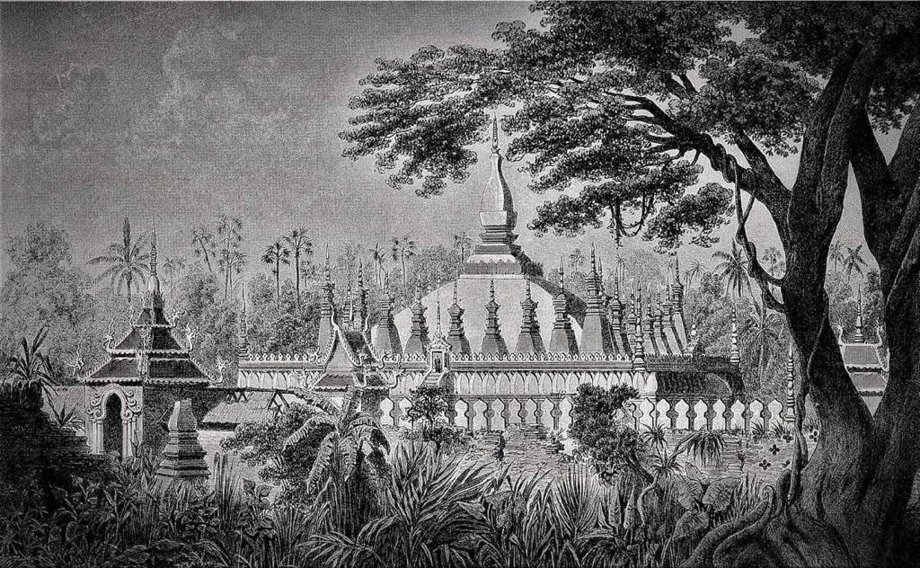 drawing of temple